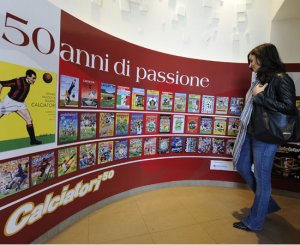 Exposi��o em Roma homenageia os 50 anos de exist�ncia das figurinhas "Panini"