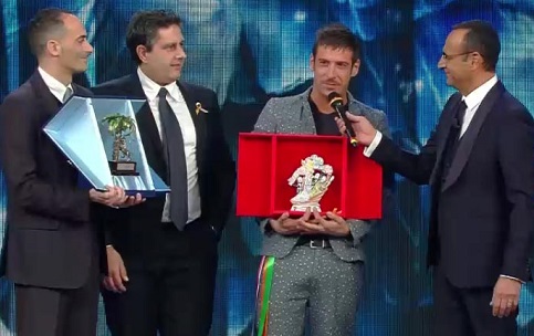 Gabbani vence na categoria Novas Propostas Gabbani vence na categoria Novas Propostas
