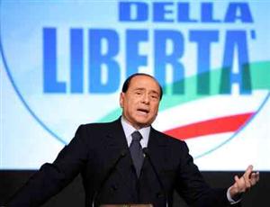 Silvio Berlusconi � o mais votado nas elei��es europeias