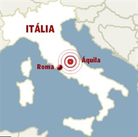 Terremoto atinge Região do Abruzzo e deixa dezenas de mortos e milhares de feridos