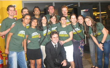 Organizadores do evento, entre eles a presidente do COMITES de SP, Rita Blasiolli