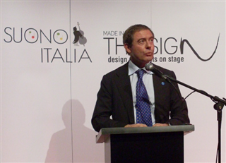Vice ministro do Desenvolvimento Econômico da Itália, Alfredo Urso, fez a abertura oficial do evento 