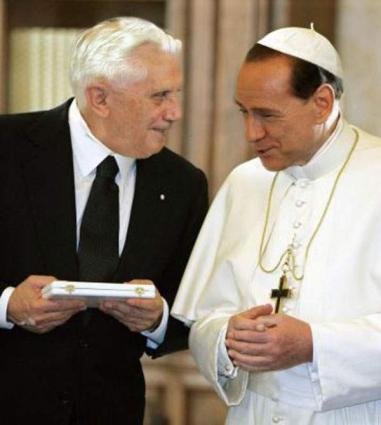 Montagem de foto, feito pela imprensa italiana
