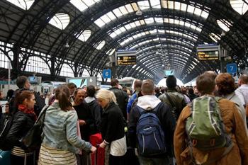 Caos na estação Centrale de Milão