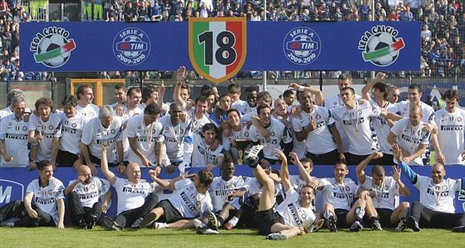 Inter é o pentacampeão da Itália