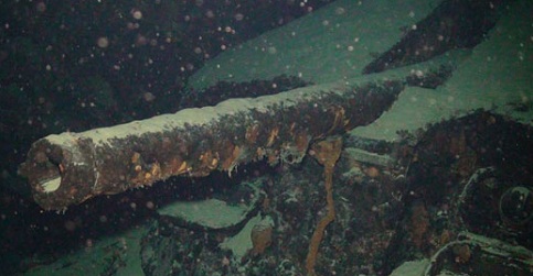 Navio italiano é encontrado no Mar Mediterrâneo