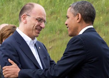 Letta e Obama
