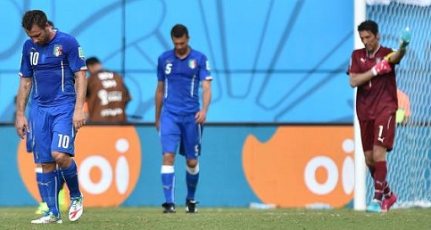 Itália é eliminada na Copa do Mundo