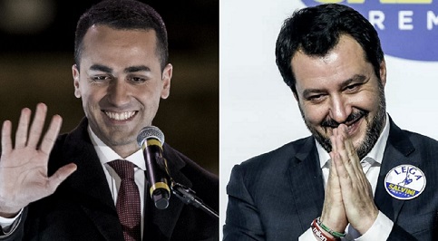Luigi  Di Maio e Matteo Salvini