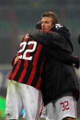 Kaka e Beckham dois dos astros rossoneri