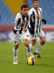 Quagliarella da Udinese foi eleito o melhor jogador no duelo de sua equipe contra a Juventus