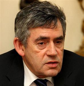 Primeiro-ministro Gordon Brown