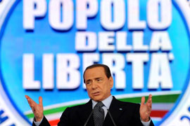 Berlusconi funda seu novo partido e diz que o seu governo é o