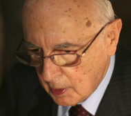 Presidente italiano Giorgio Napolitano