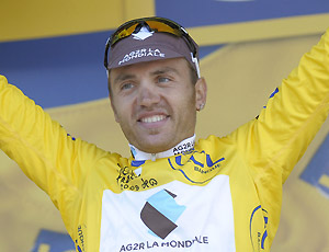 O piloto italiano Rinaldo Nocerini lidera, de forma surpreendente, o Tour de France 2009
