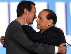 Gianfranco Fini e Silvio Berlusconi, que andaram lado a lado durante vários anos, estão em rota de colisão