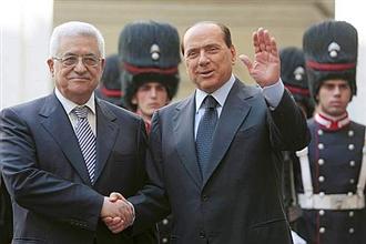Presidente da Autoridade Nacional da Palestina, agradece Berlusconi em propor
