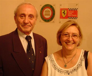 Presidente da Associação Piemonteses de SP, Giovanni Manassero e a presidente do Circolo Emilia-Romagna de SP, Lidia Tarozzi, inauguram a sede cultural no ICIB