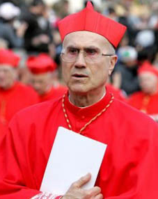 Tarcisio Bertone, secretário de Estado do Vaticano