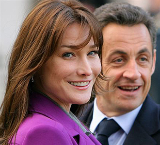 Carla Bruni e Sarkozy
