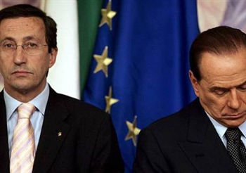 Gianfranco Fini e Silvio Berlusconi