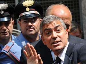 George Clooney foi à Itália testemunhar em processo de fraude
