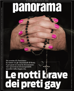 Capa da revista italiana Panorama