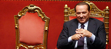 Silvio Berlusconi no Senado Italiano