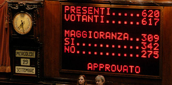 Berlusconi obtém a confiança da Câmara de Deputados