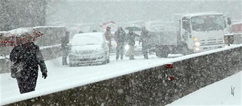 Neve dificulta tráfego em toda Itália