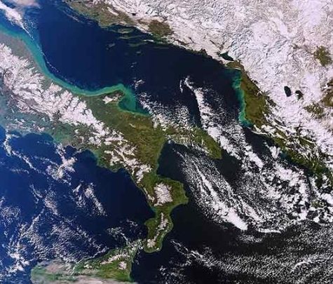 Agência espacial mostra a bota da Itália vista do espaço