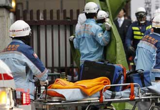 Resgate no terremoto que atingiu o Japão