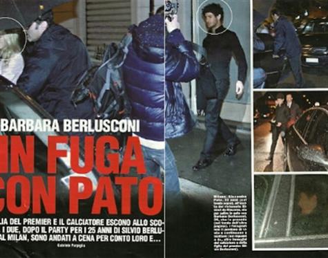 Alexandre Pato é flagrado novamente com Barbara Berlusconi