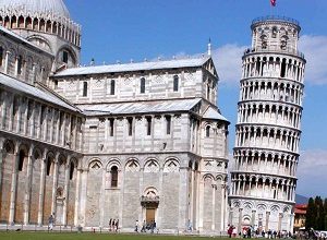 Cidade de Pisa, na Toscana