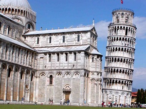 Cidade de Pisa, na Toscana