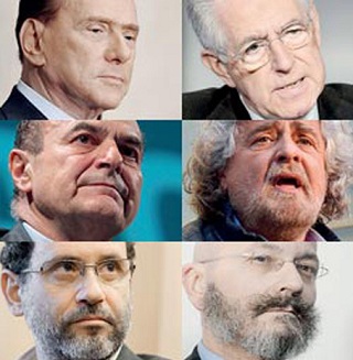 Candidatos a primeiro-ministro na Itália