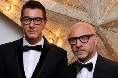 Estilistas italianos Dolce e Gabbana