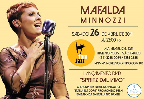 Show de Mafalda Minnozzi em SP