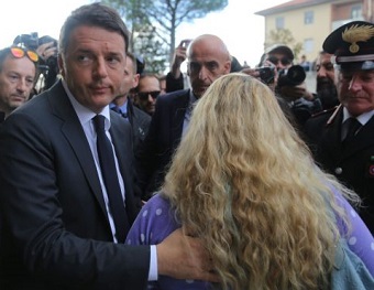Renzi visita cidade de Camerino
