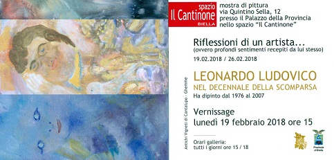 Exposição do grande artista italiano Leonardo Ludovico, falecido há dez anos acontecerá na cidade de Biella
